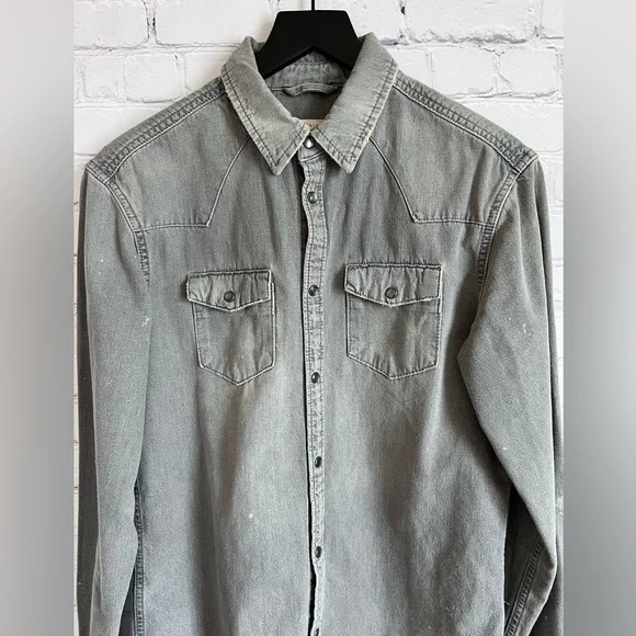 All Saints Denim Shirt - Picture 2 of 5
